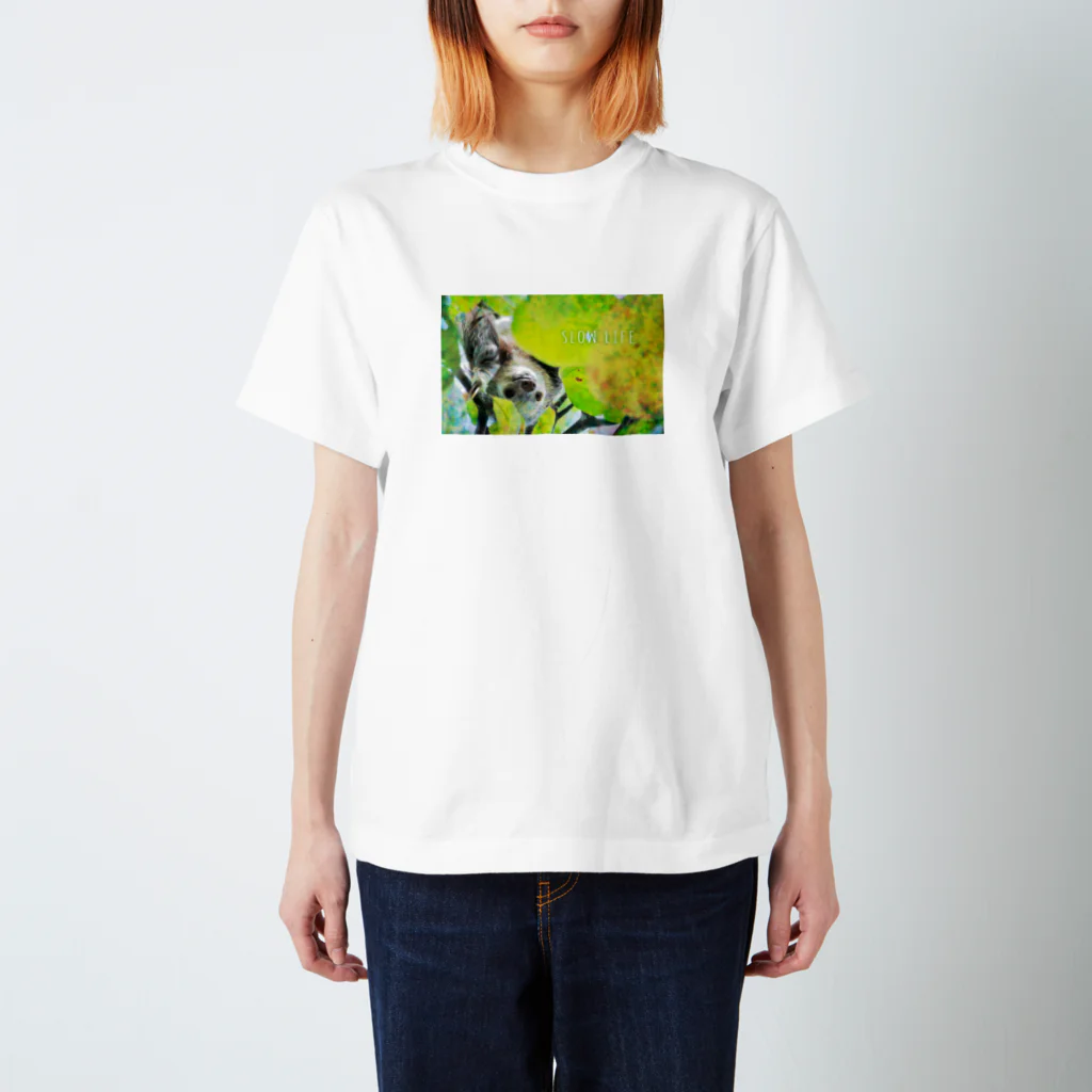 poponjiのSLOW LIFE スタンダードTシャツ