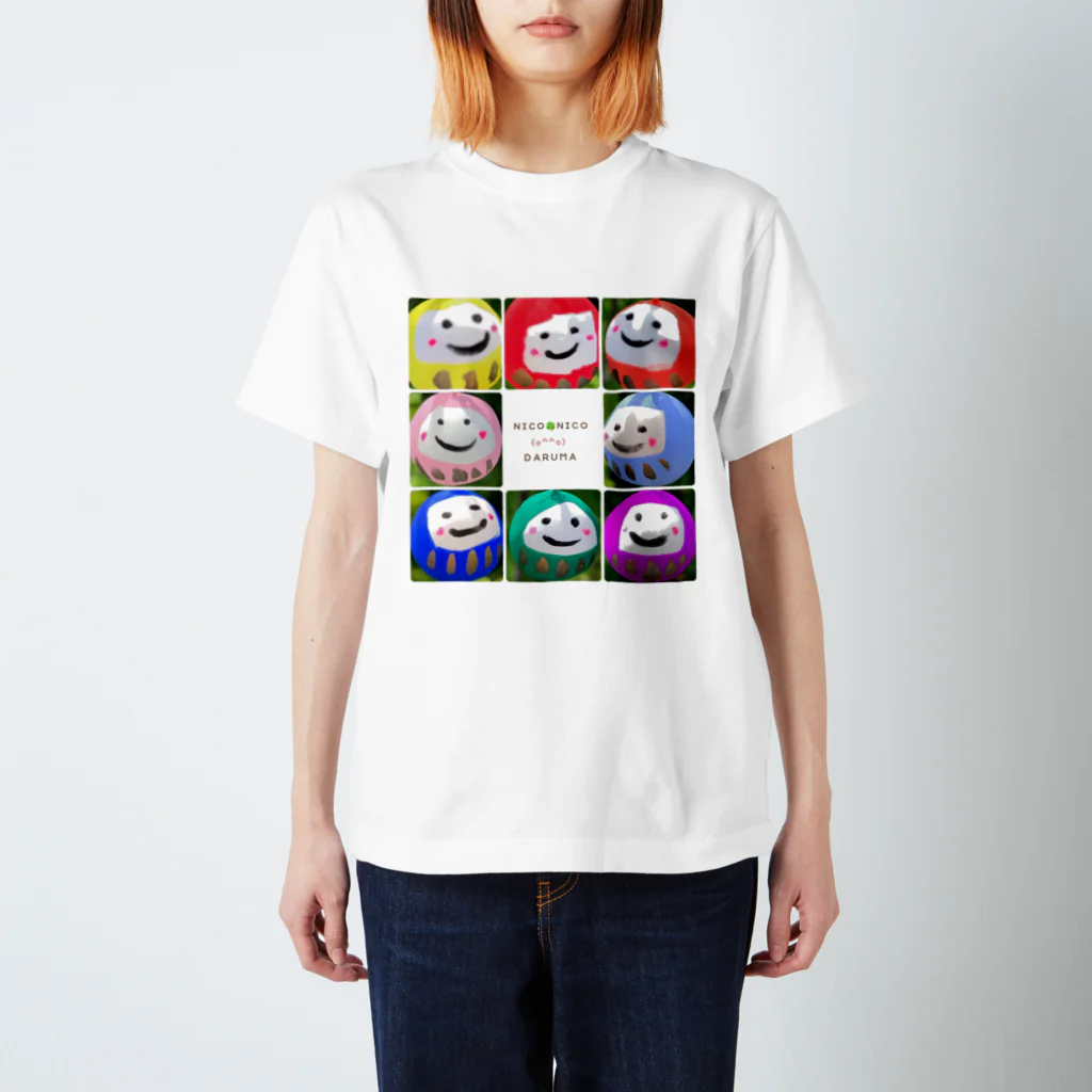  にこにこ堂のNICO NICO DARUMA スタンダードTシャツ