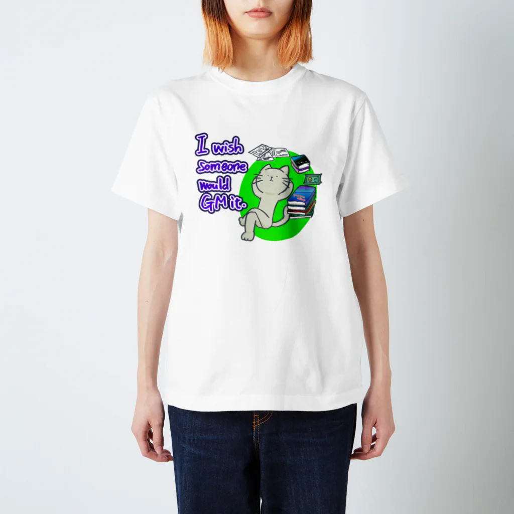 1103bottleletterのGMやってもらいたい猫 Regular Fit T-Shirt