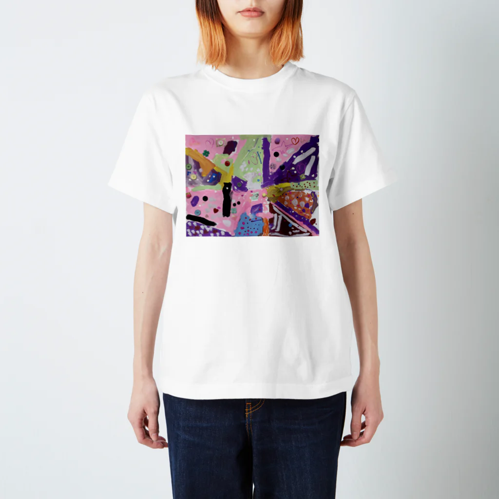 クロミケハチワレのAkari's works -カラフルなスイカ- Regular Fit T-Shirt