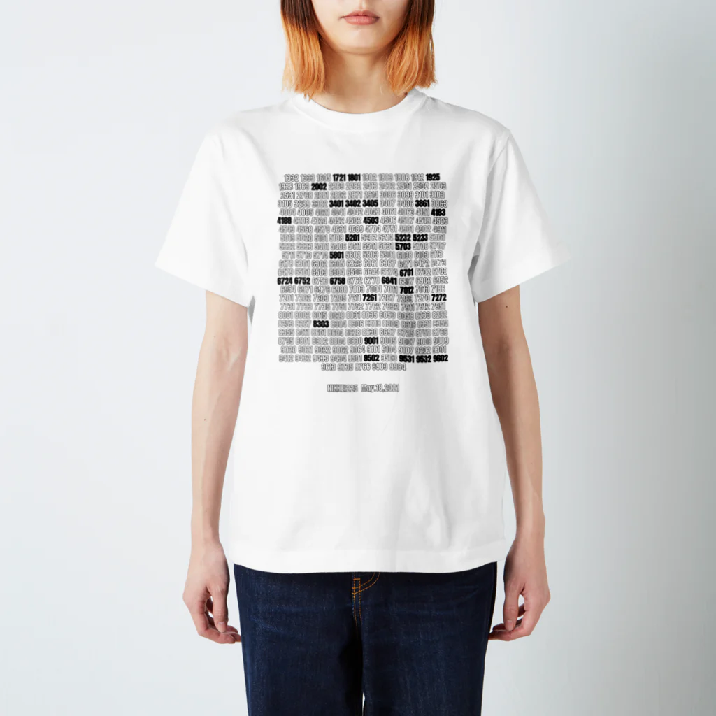 かぶてぃのNIKKEI225 証券コード一覧 （2021/05/18） Regular Fit T-Shirt