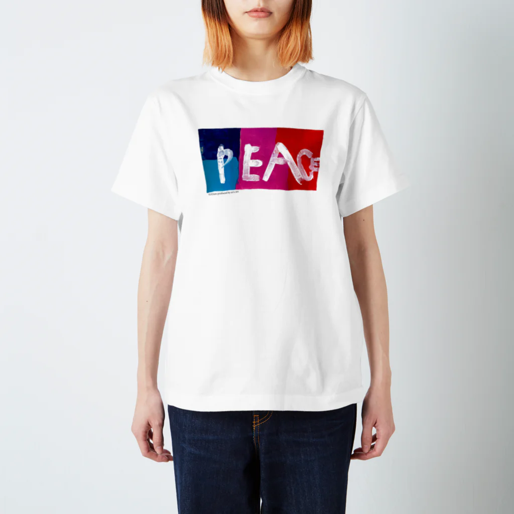 eri's Art love & peace FactoryのUism-01 Regular Fit T-Shirt