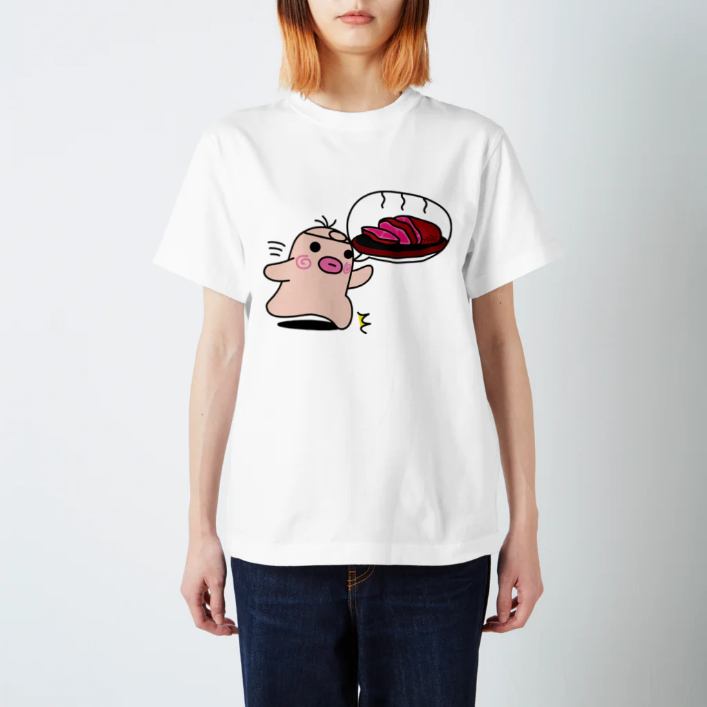 minidamの肉食べたい Regular Fit T-Shirt