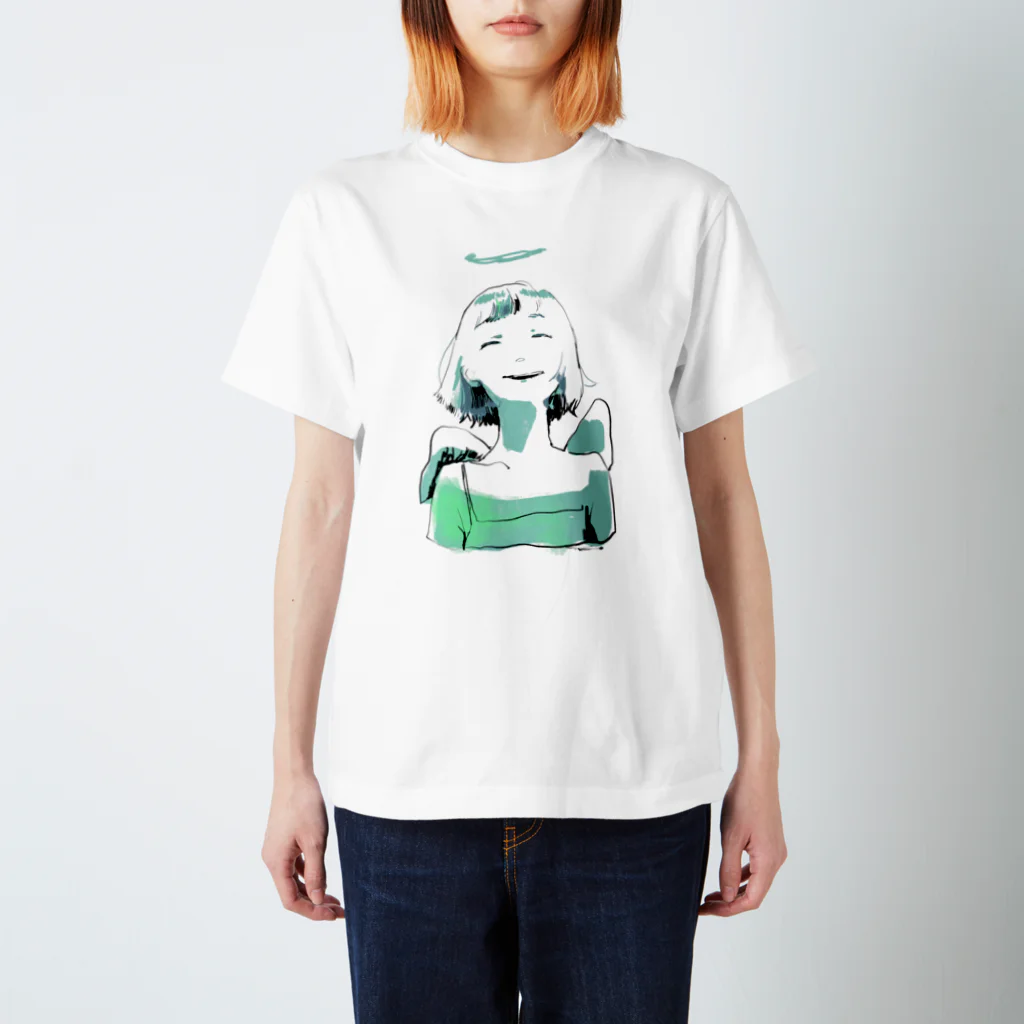 ゆののC1/C1 (mintgreen) Regular Fit T-Shirt