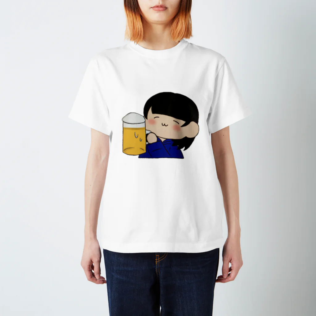 実秋つかさの店のほろ酔いな女の子 スタンダードTシャツ