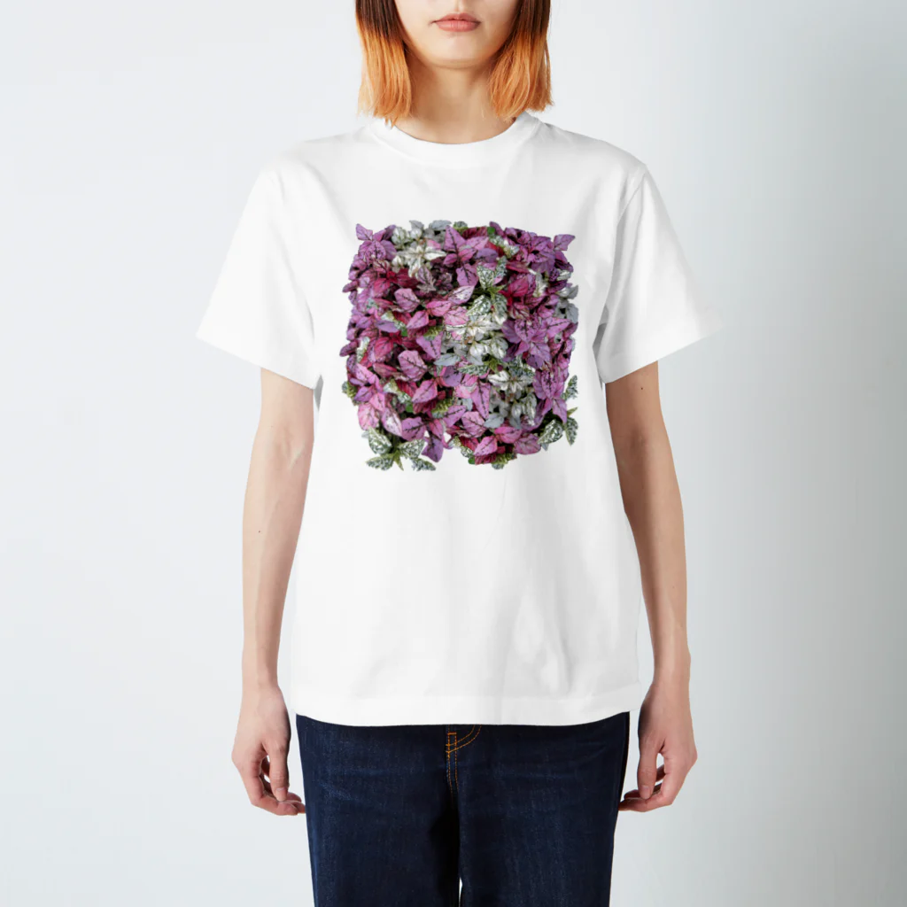 花水のカラフル葉 Regular Fit T-Shirt