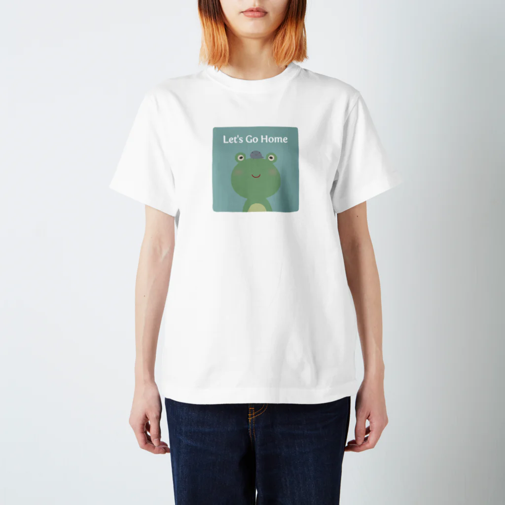 kg_shopのLet's Go Home Regular Fit T-Shirt