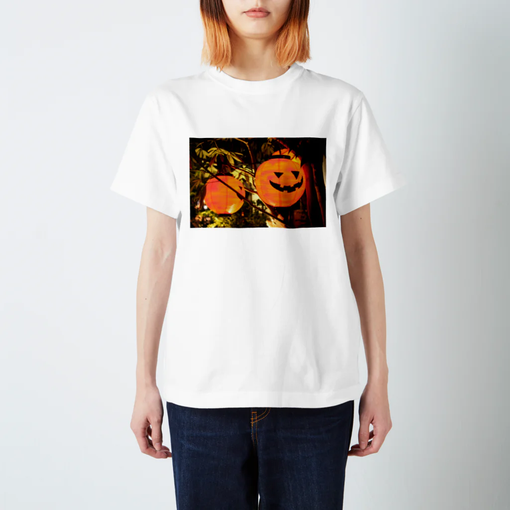kawaii-keiのおばけ提灯👻 Regular Fit T-Shirt