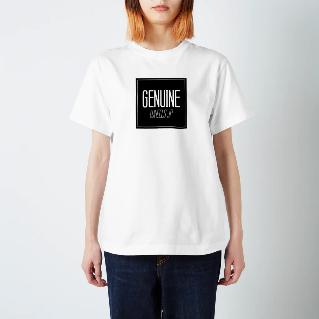 GENUINE WHEELS JP "the STORE"のlogo t-shirt W OG "box" Regular Fit T-Shirt