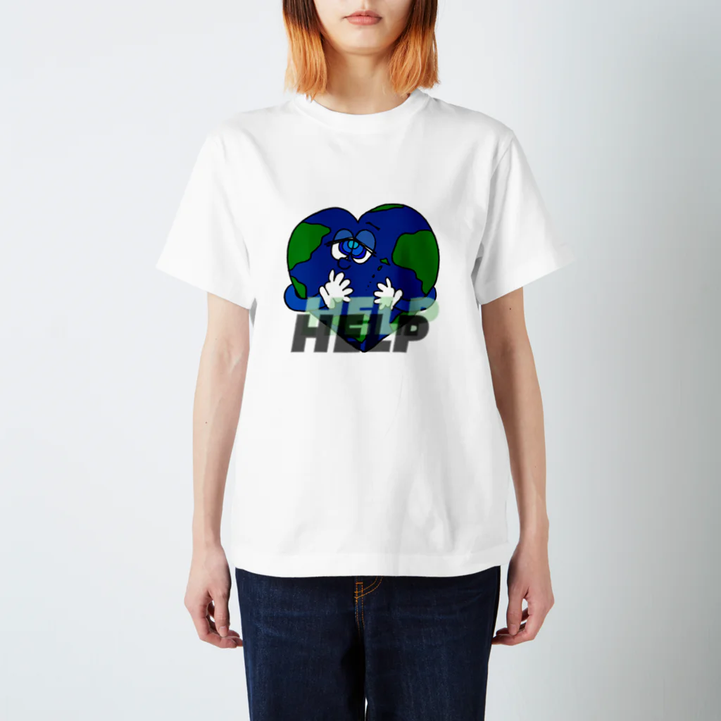 catgirl.bettyのアース君2 スタンダードTシャツ