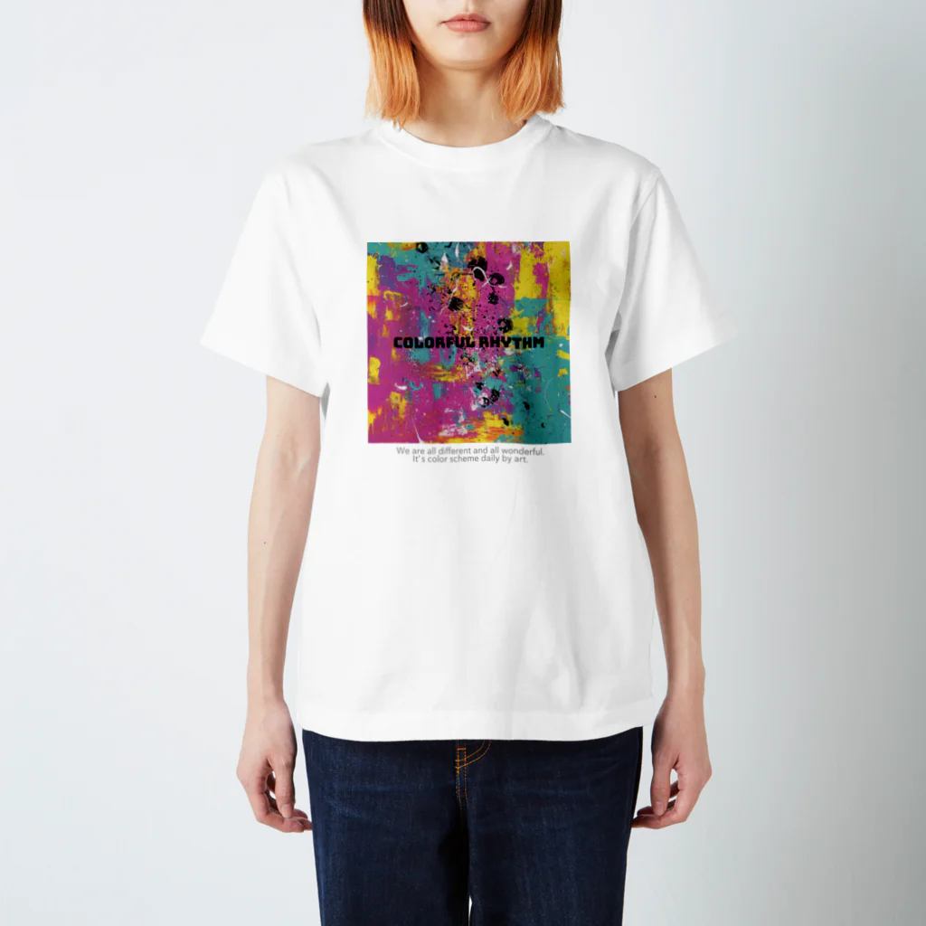 colorful rhythmのart2 Regular Fit T-Shirt