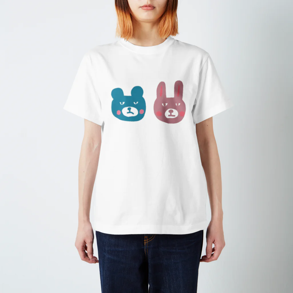 ドラセナのクマオとウサコ スタンダードTシャツ