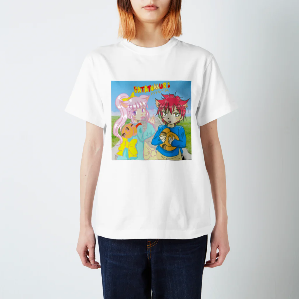 さくらんぼねこのmaimaiTWINS 桃凛＆椿 Regular Fit T-Shirt