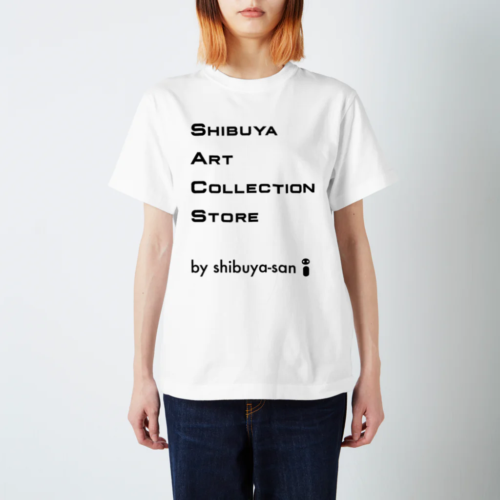 shibuya-san art collection storeのSACS Shibuya Art Collection Store公式グッズ（ロゴ） Regular Fit T-Shirt