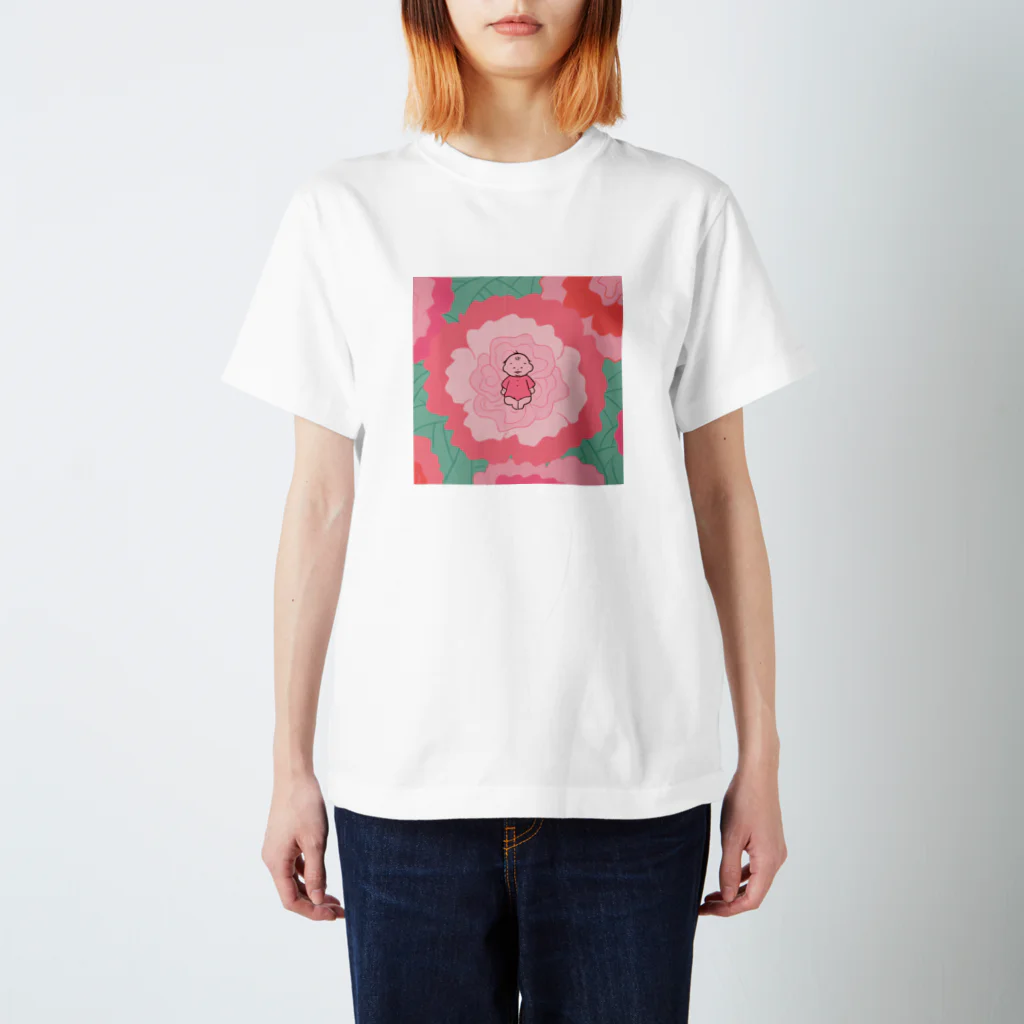 たろう(な気分)屋さんのFLOWER Regular Fit T-Shirt