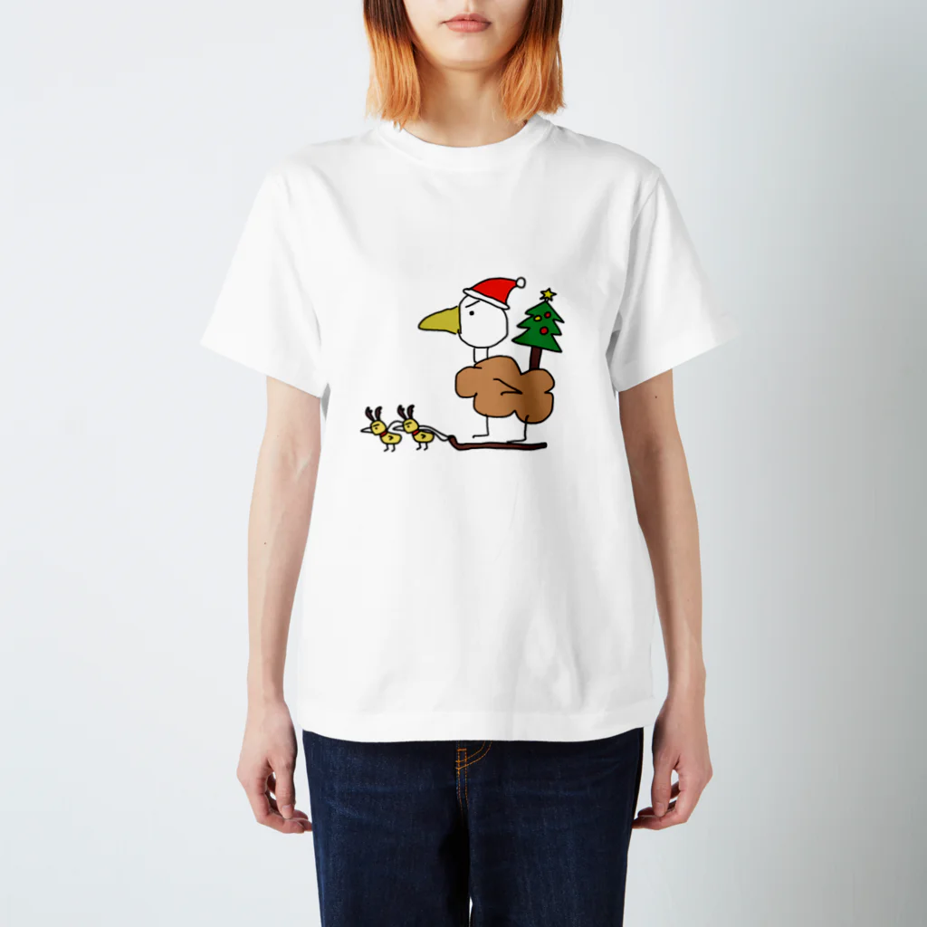 まさるTVの揚げ鶏Tシャツ　クリスマスエディション スタンダードTシャツ