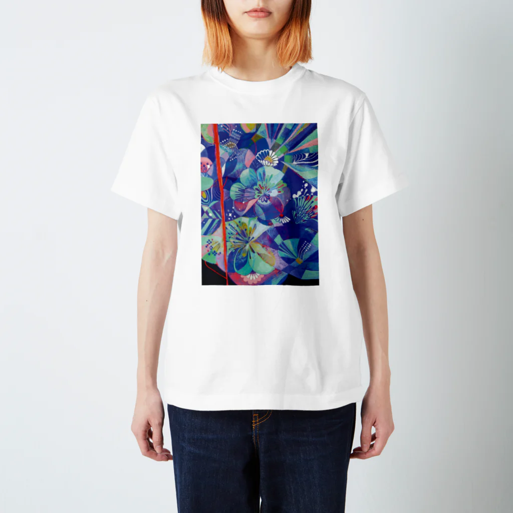 リトマスブルーム の青い花 Regular Fit T-Shirt