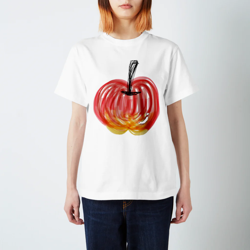 Hip&Appleのしりとりんご スタンダードTシャツ