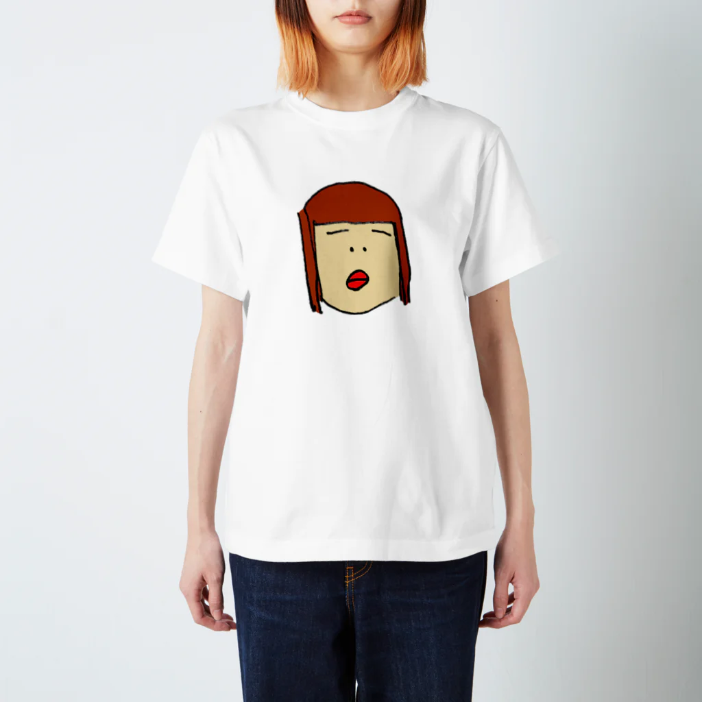 たなぴーSHOPのはなちゃんの彼女画 スタンダードTシャツ