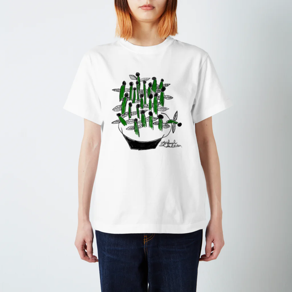 田中美穂植物店の実生苗（みしょうなえ） スタンダードTシャツ