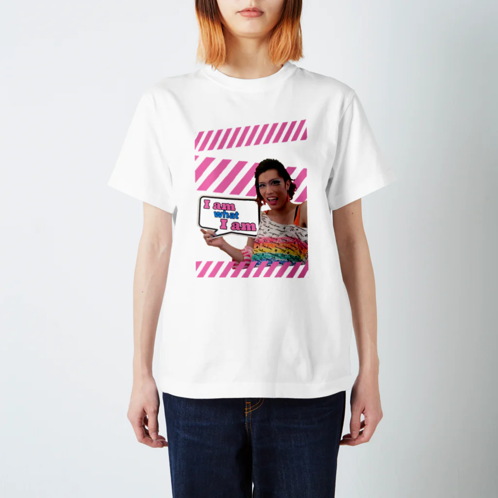 boo lab. のデルマさんI am what I am スタンダードTシャツ