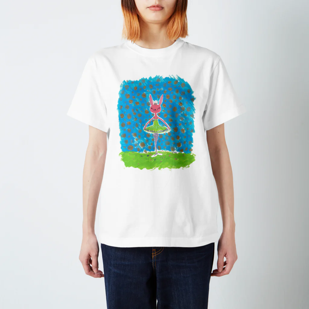 CUROGNACのバレリーナのうさこちゃん スタンダードTシャツ