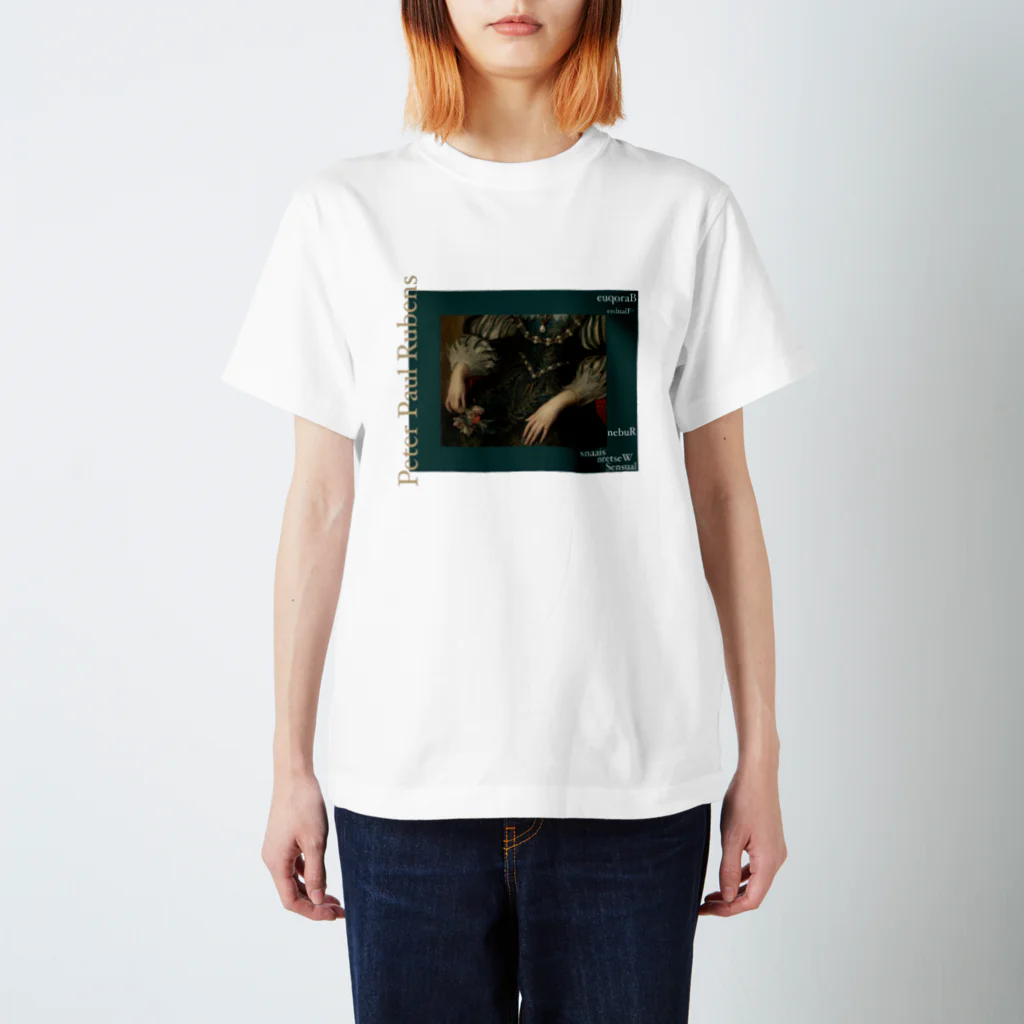 葱の西洋絵画 アンナ  スタンダードTシャツ