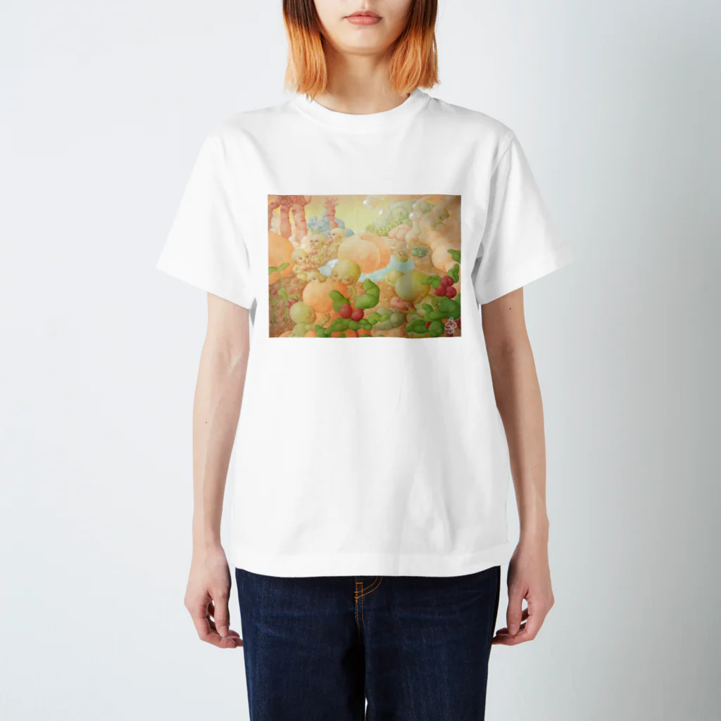 Mariko Nakamuraの水蜜桃 スタンダードTシャツ