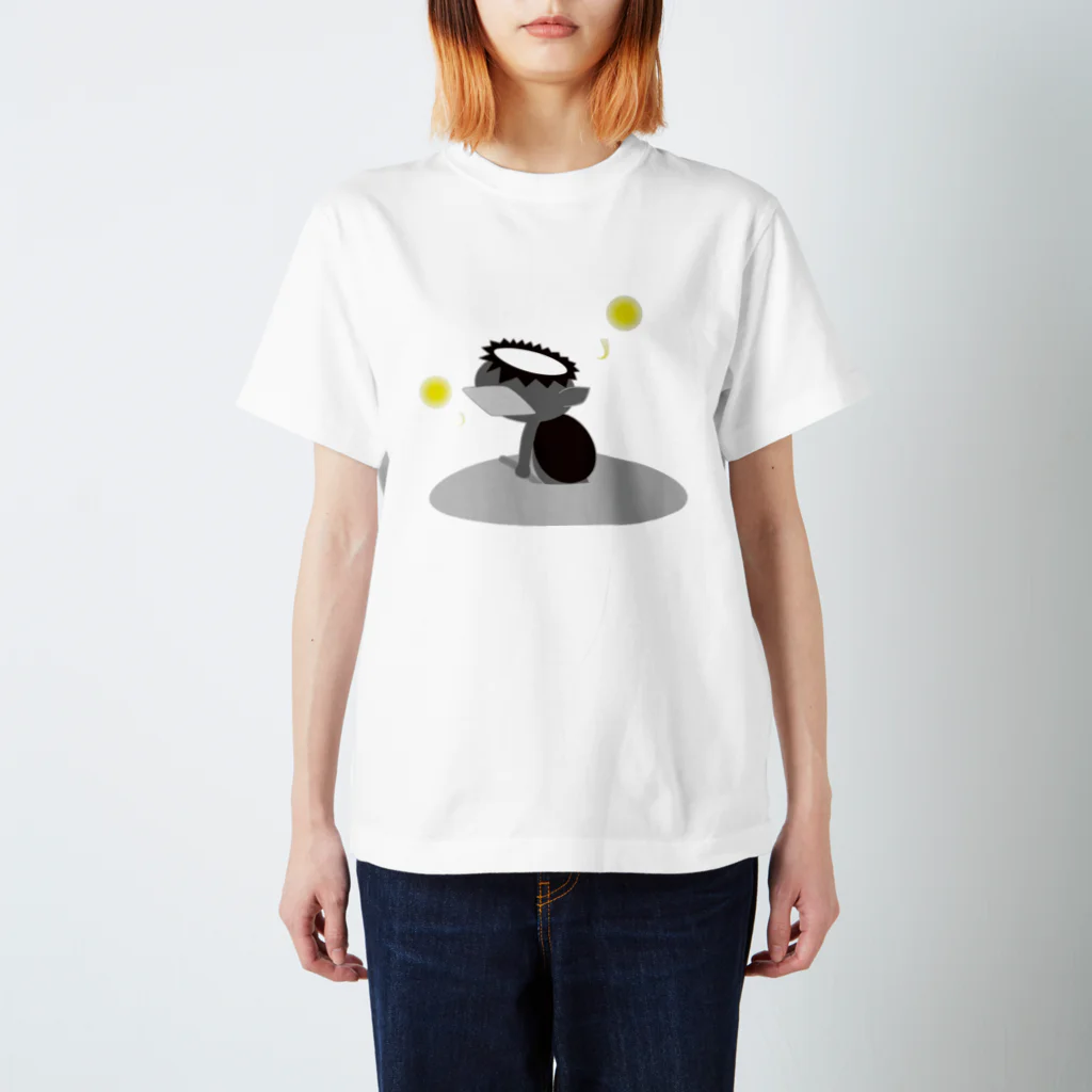 Ri0の〜妖怪シリーズ〜河童（モノクロ） Regular Fit T-Shirt