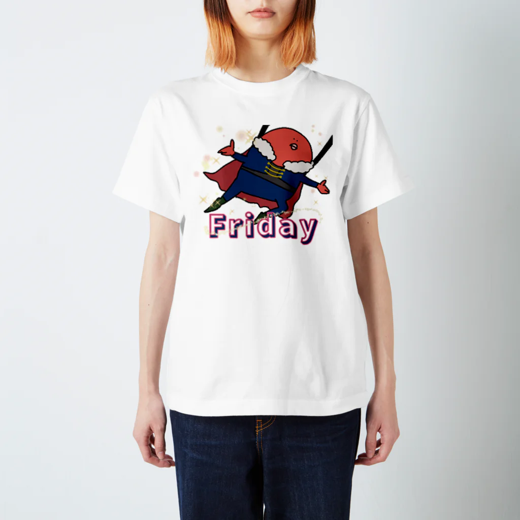 happydonguriのFly fly  Friday Regular Fit T-Shirt