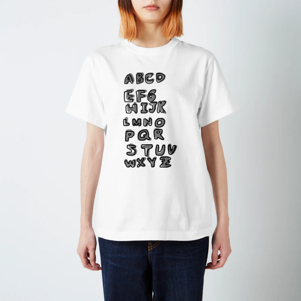 れんこん太郎のアルファベット2 スタンダードTシャツ