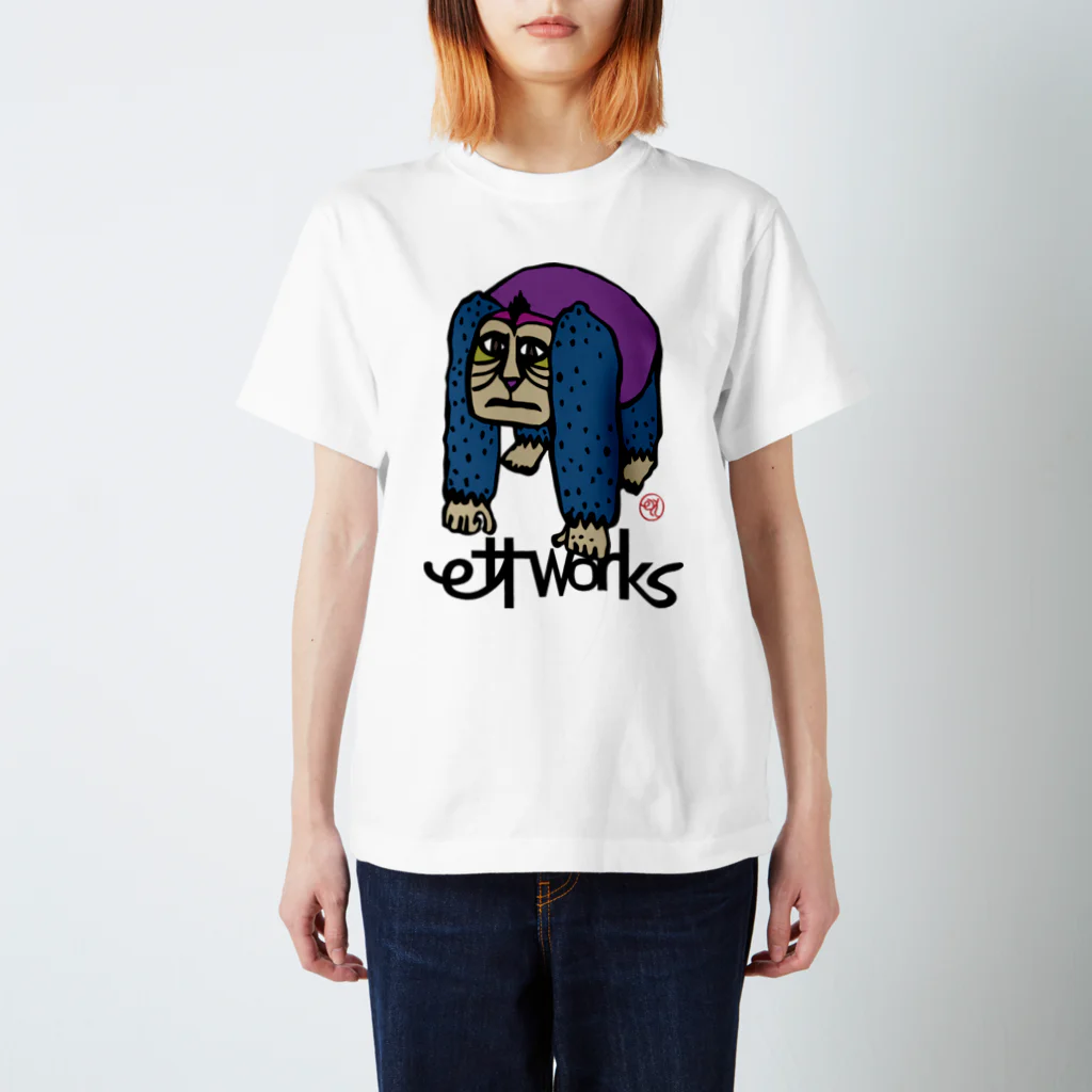 ettworksの《Gorilla-Color》by ETTWORKS スタンダードTシャツ