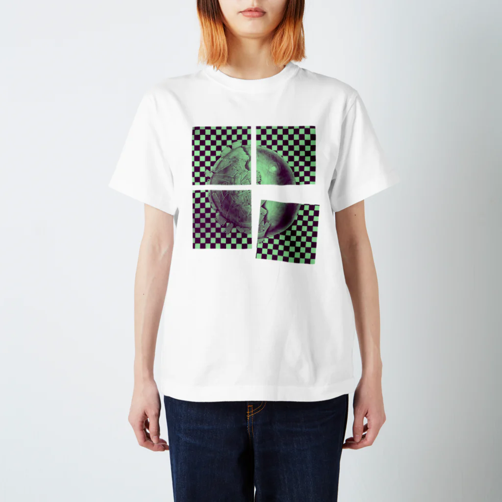 ・＿◇Geometryのwrap◇bicolor スタンダードTシャツ