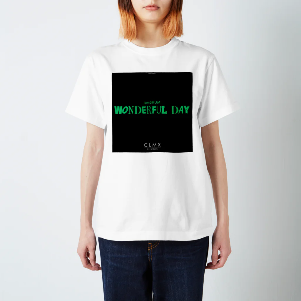 CLMX GOODS "2024"の"Wonderful Day" WEAR from Next Level(s) Regular Fit T-Shirt