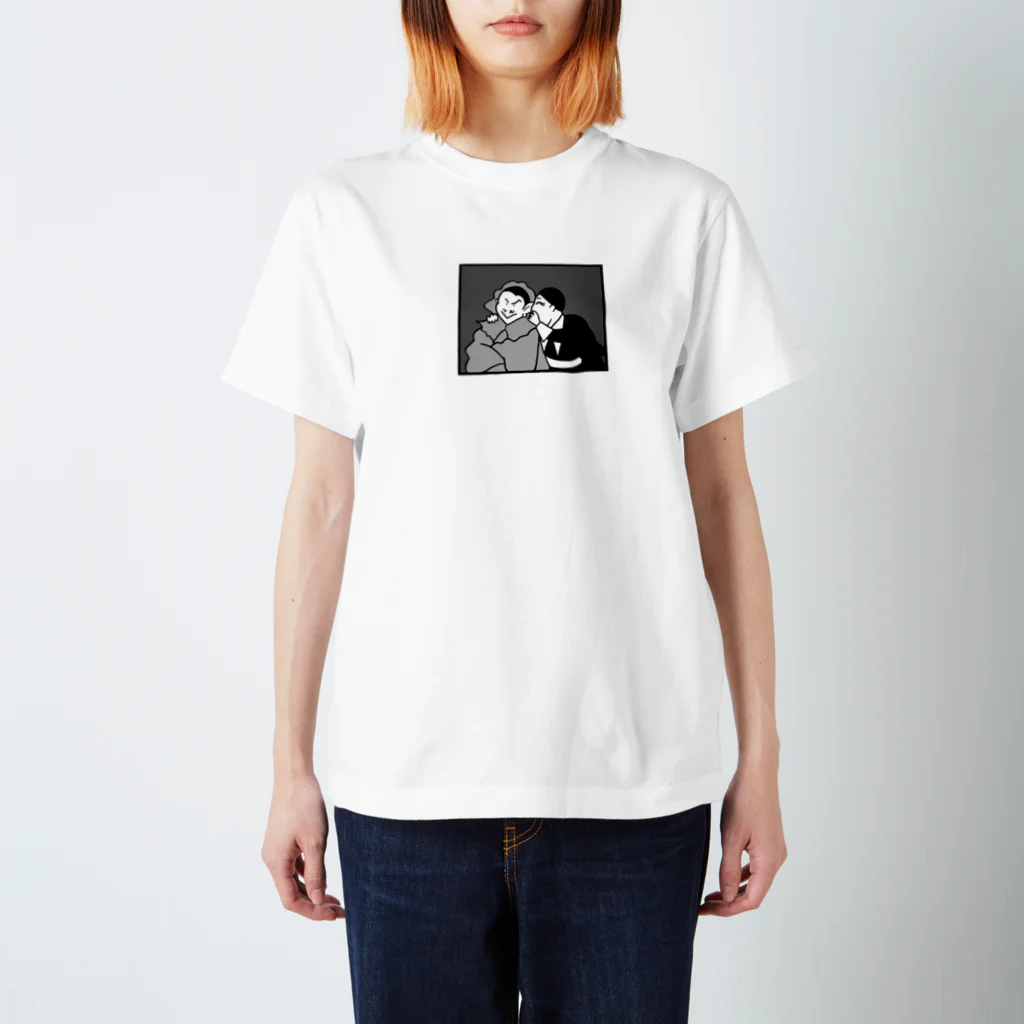 yumihirotaのゆる絵画イラスト　「クリスパンとスカパン」 スタンダードTシャツ