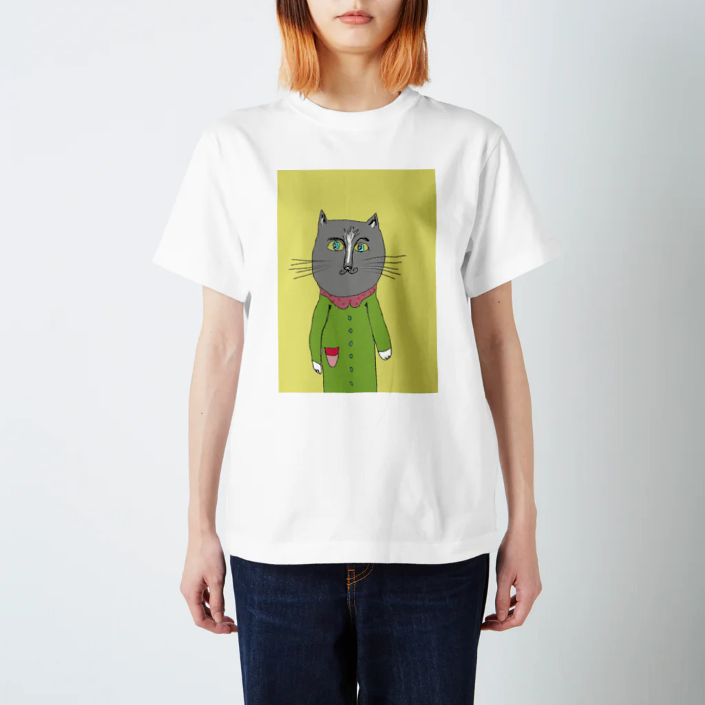 suochan Marketのネコ　カラフル1 スタンダードTシャツ