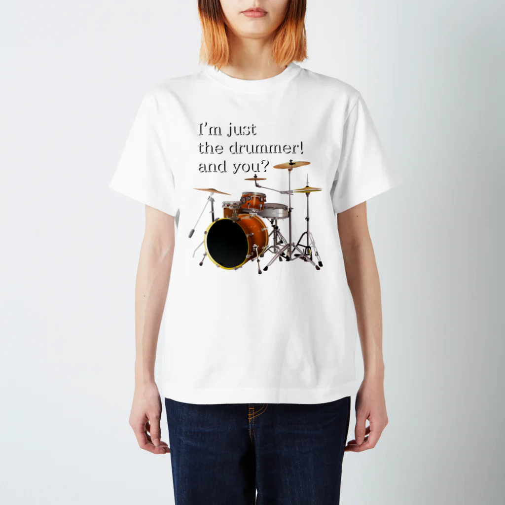 『NG （Niche・Gate）』ニッチゲート-- IN SUZURIのI'm just the drummer! and you? DW h.t. スタンダードTシャツ