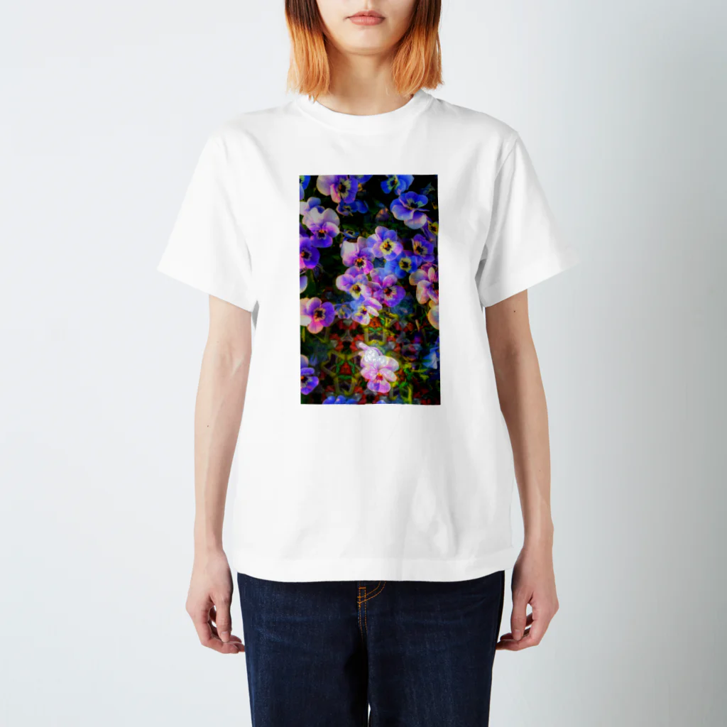 Natsumex Teleido-Worksのlittle flower"Unwavering soul" スタンダードTシャツ