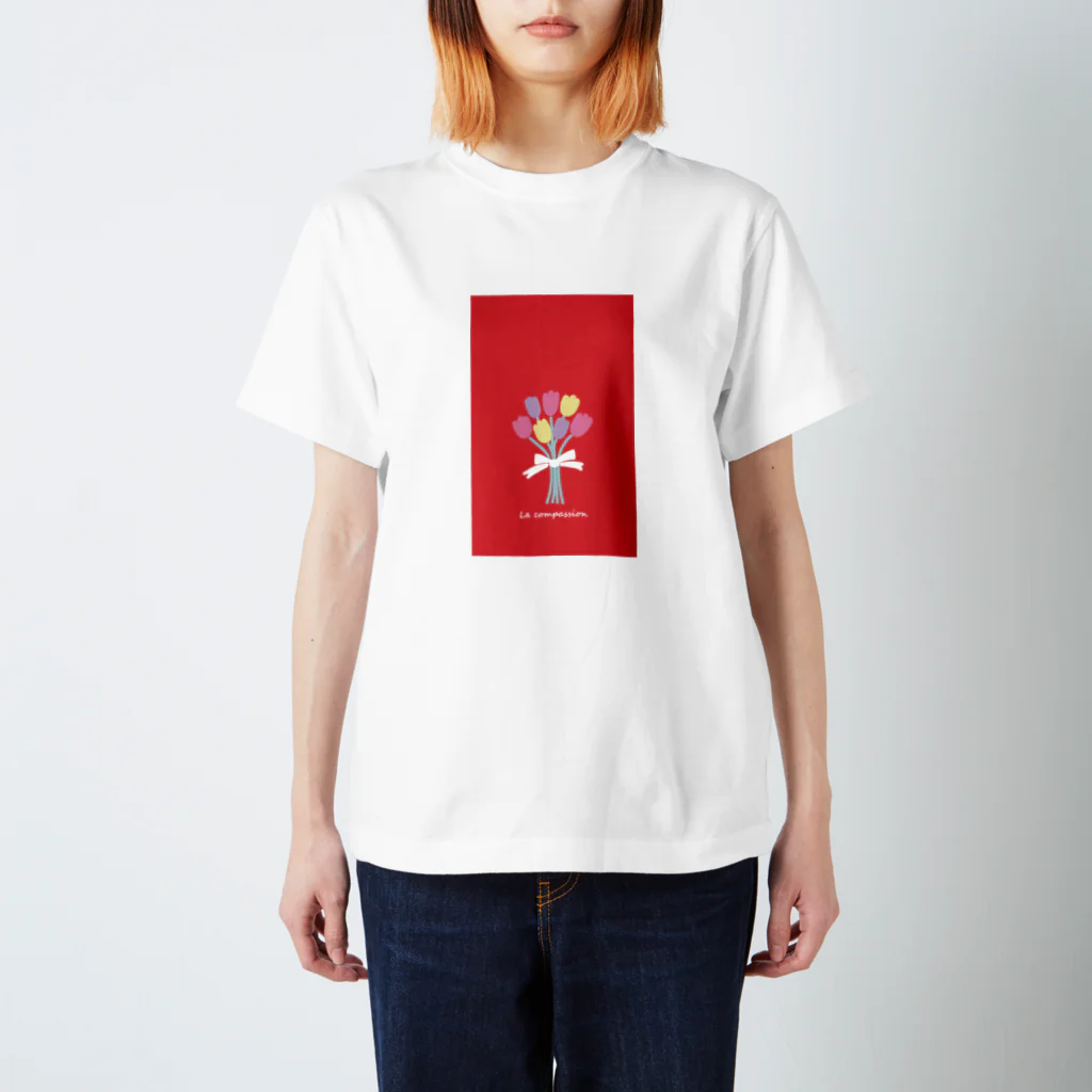 フカツ マリエの花言葉は思いやり スタンダードTシャツ