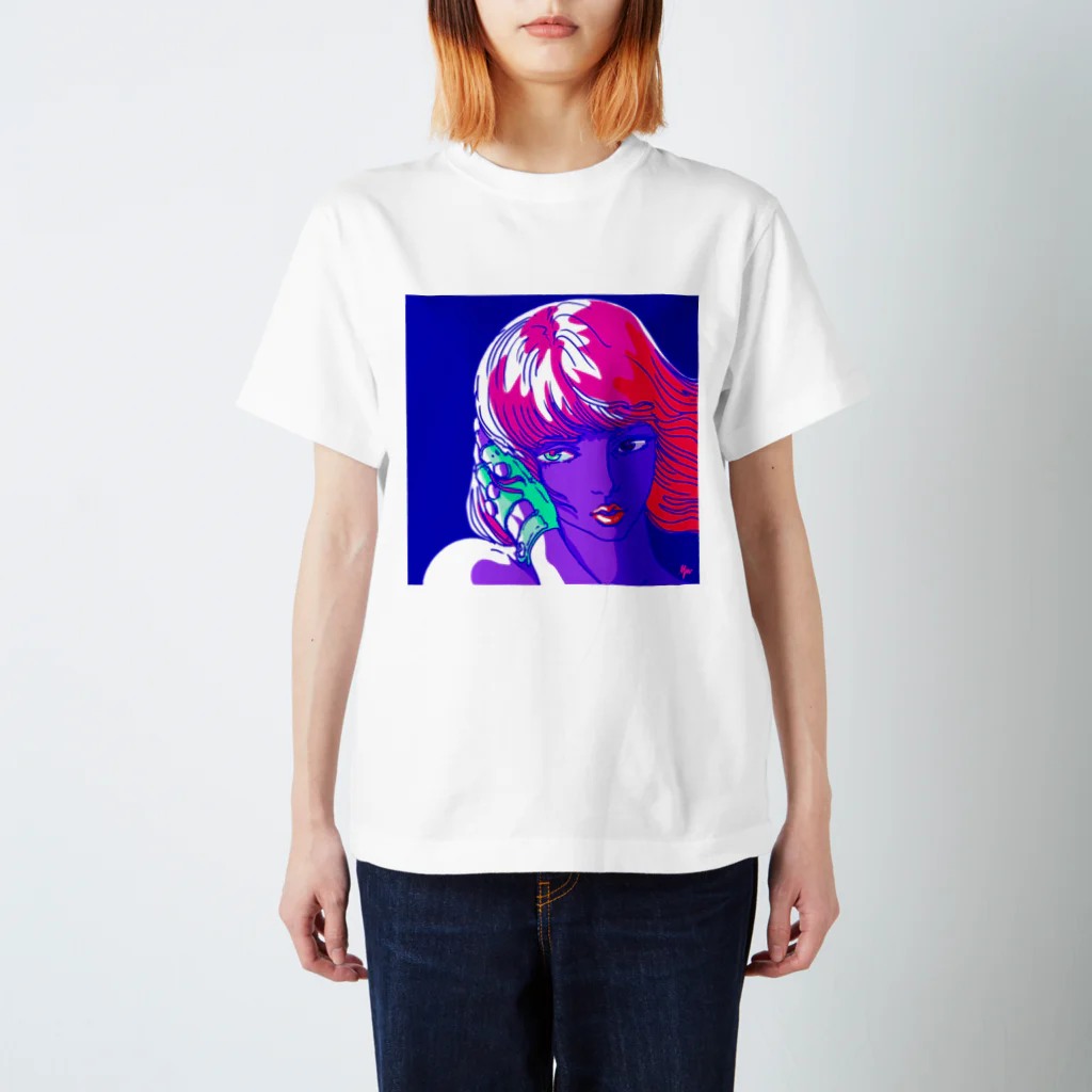 YASUHIRO DESIGNのパープルガール スタンダードTシャツ