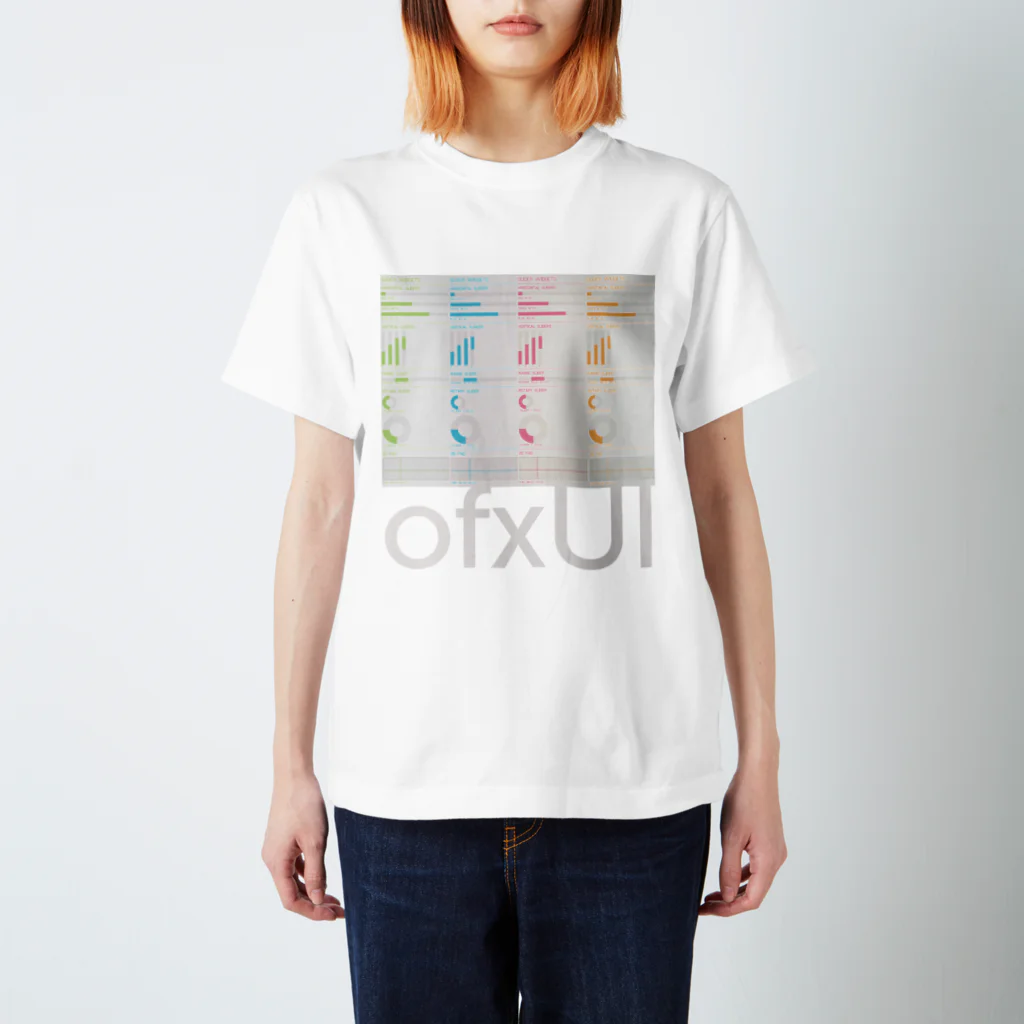 Teruaki TsubokuraのI LOVE "ofxUI" (White) Regular Fit T-Shirt
