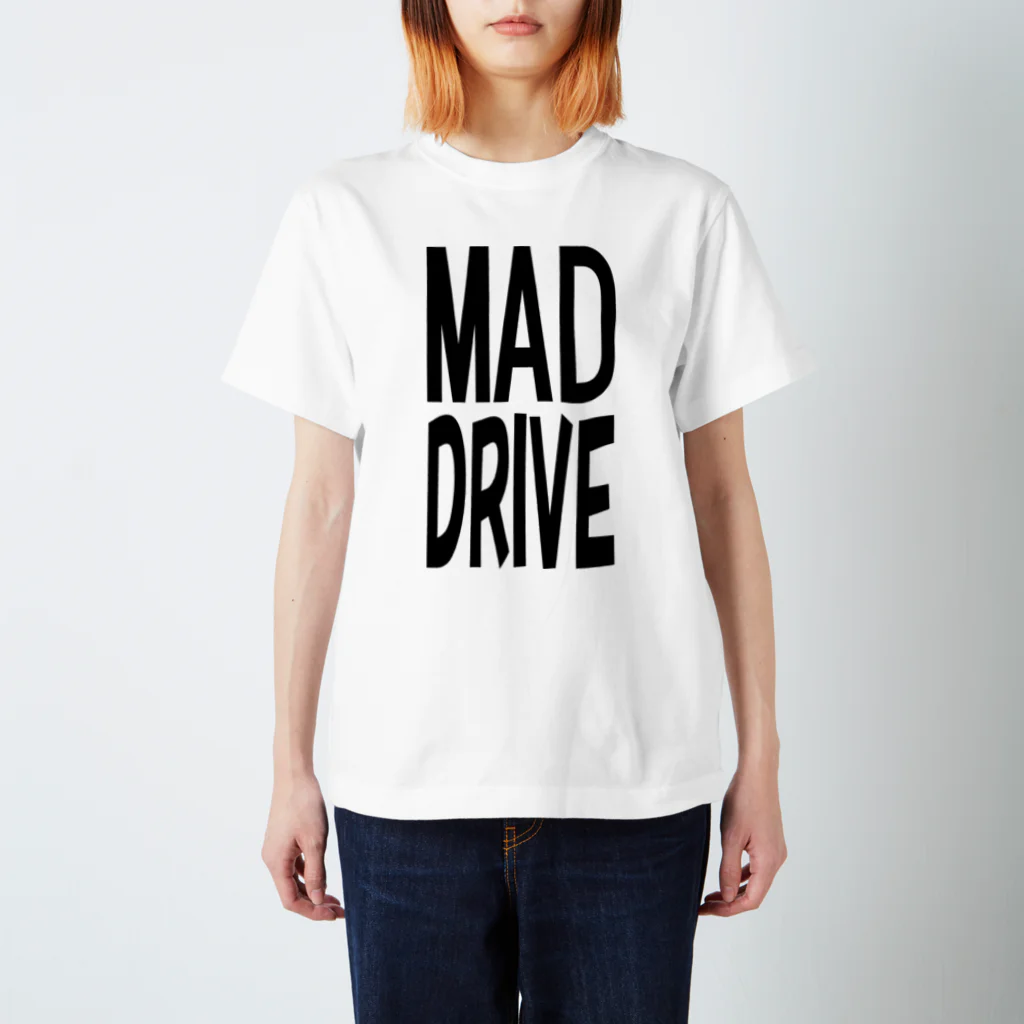 MAD　DRIVEのMAD DRIVE シンプルロゴT　ブラックver スタンダードTシャツ