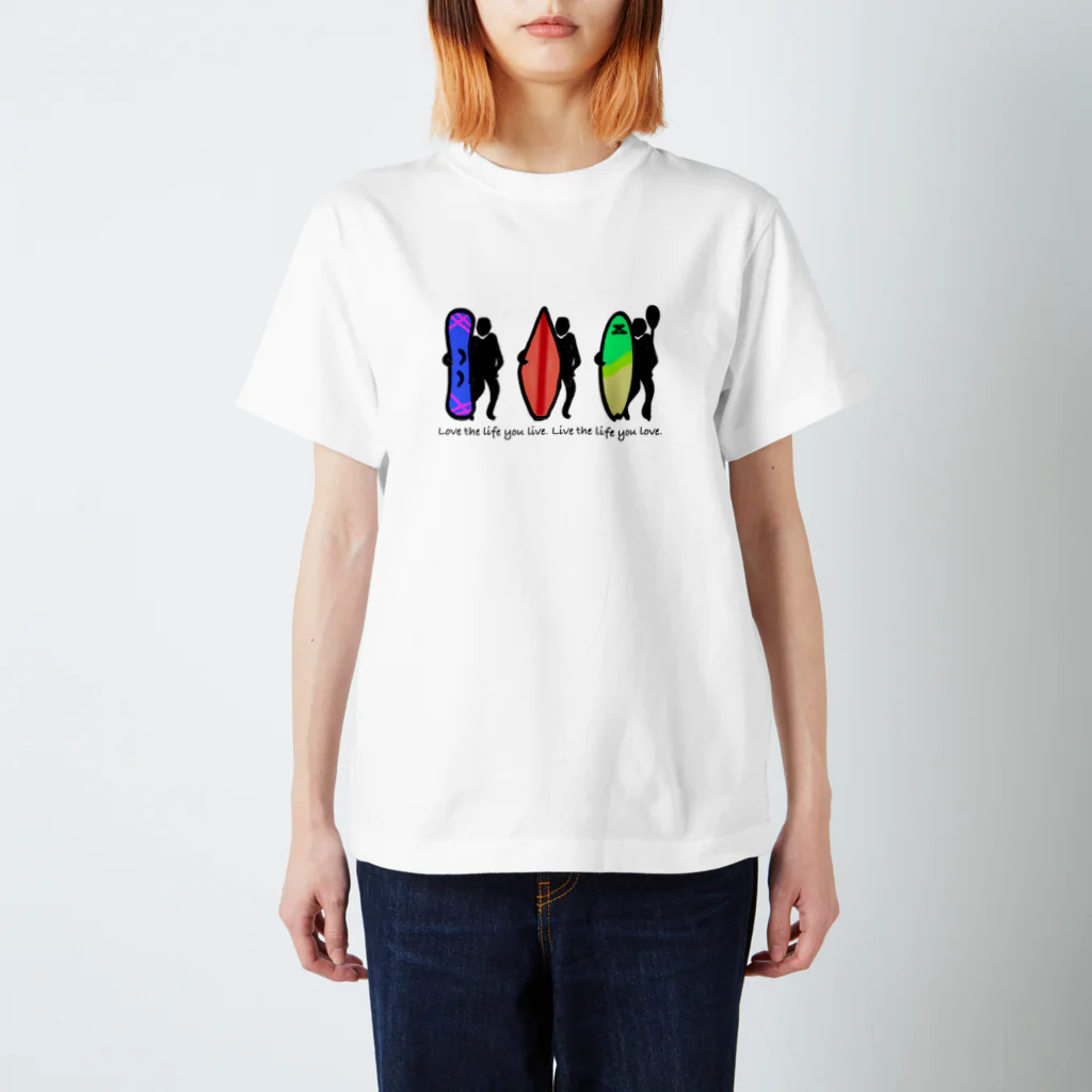 tasu's shopのaddict man  スタンダードTシャツ