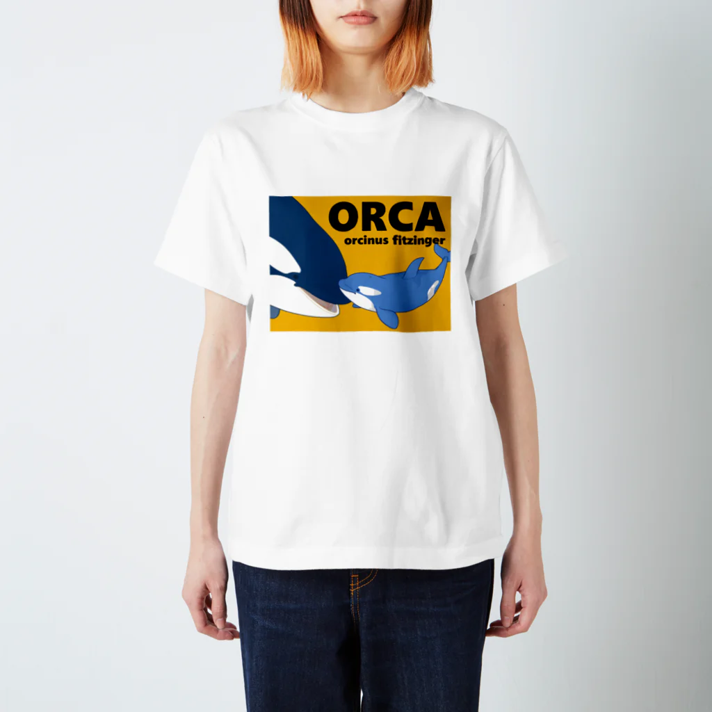 上中さとるのベビーシャチA（橙） Regular Fit T-Shirt