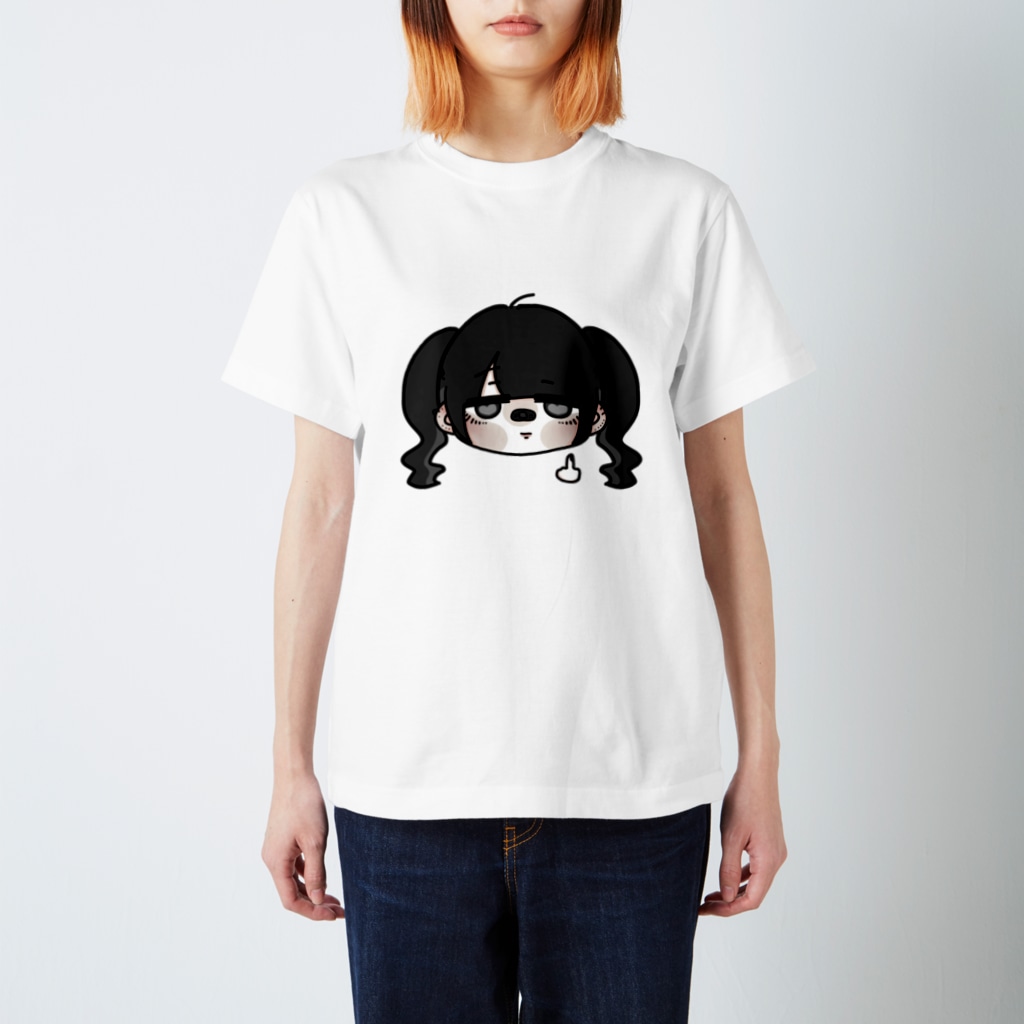 中指は友情の証 みゆの子のイラスト屋 Kyanmiyu のスタンダードtシャツ通販 Suzuri スズリ 中指は友情の証 みゆの子のイラスト屋 Kyanmiyu のスタンダードtシャツ通販 Suzuri スズリ
