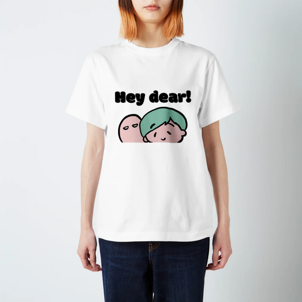 みなみ🇨🇦レストランで働く先生のHey dear!シリーズ スタンダードTシャツ