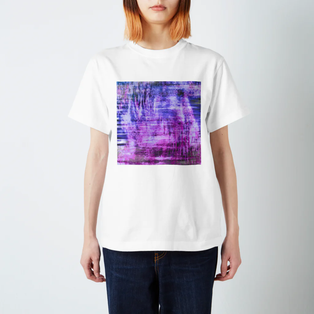 水草のBluePurple Regular Fit T-Shirt