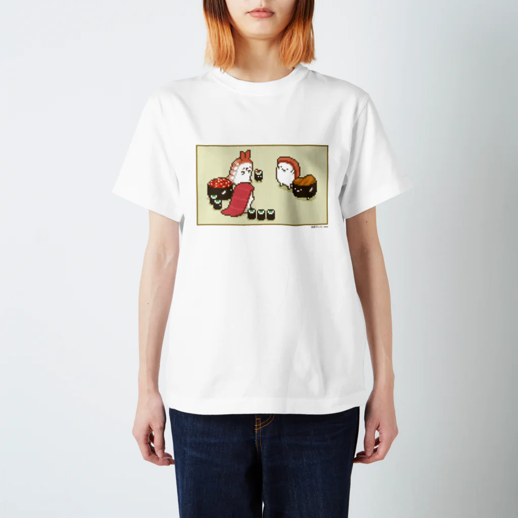 asahaの回転ずしくんTシャツ(サーモンの歌) スタンダードTシャツ