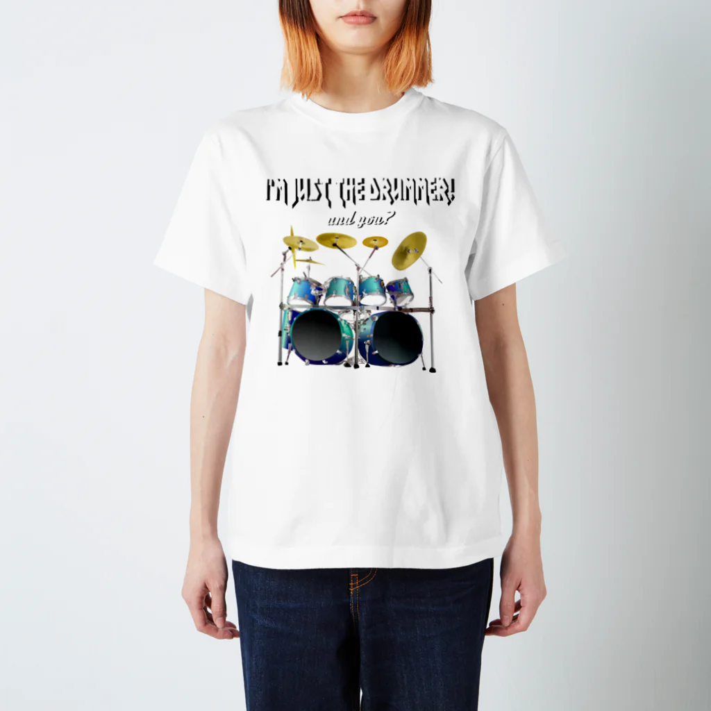 『NG （Niche・Gate）』ニッチゲート-- IN SUZURIのI'm just the drummer! and you? HV h.t. スタンダードTシャツ