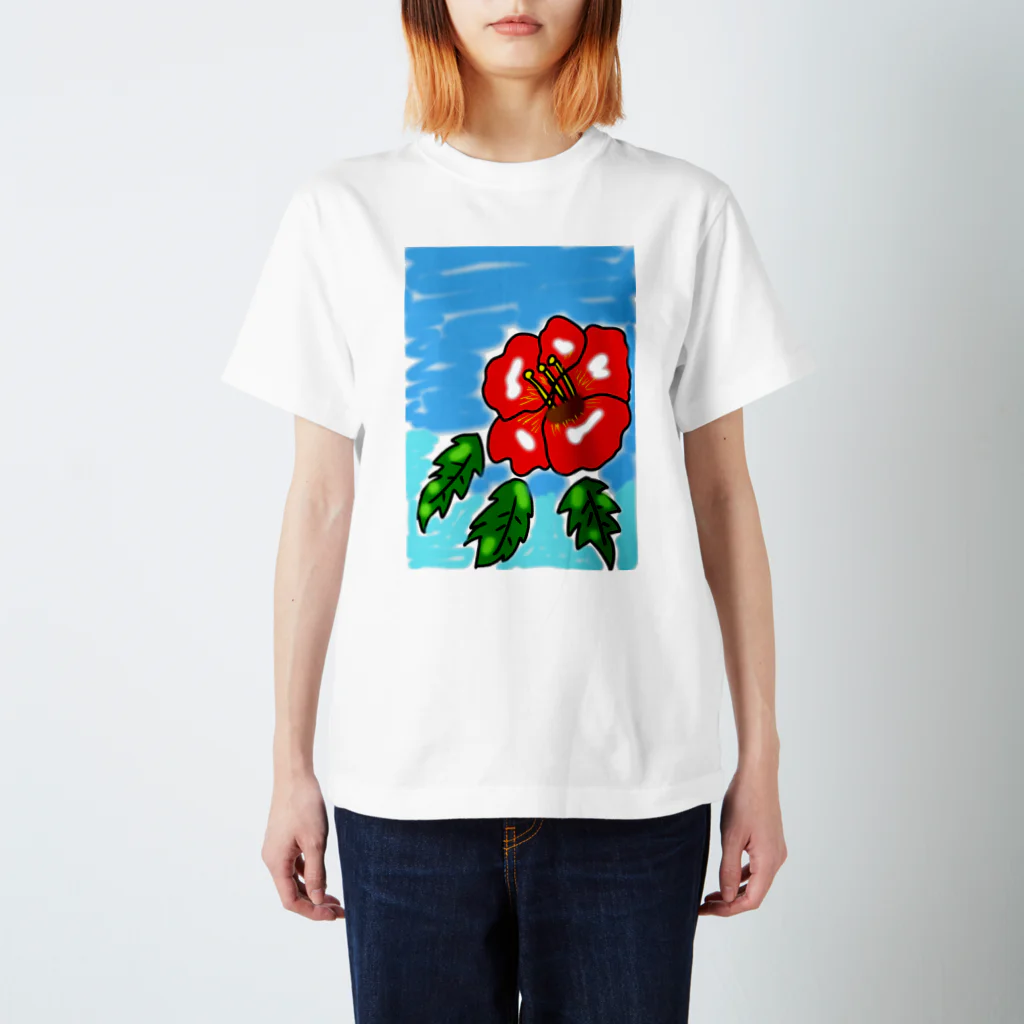 それいゆのハイビスカス スタンダードTシャツ